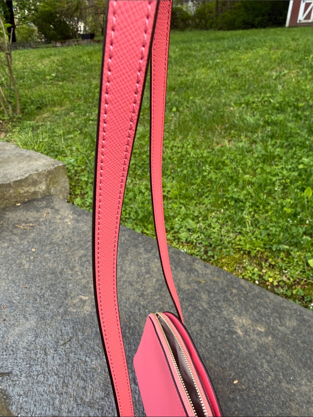 kate spade Pink Saffiano Dome Crossbody - Picture 10 of 16